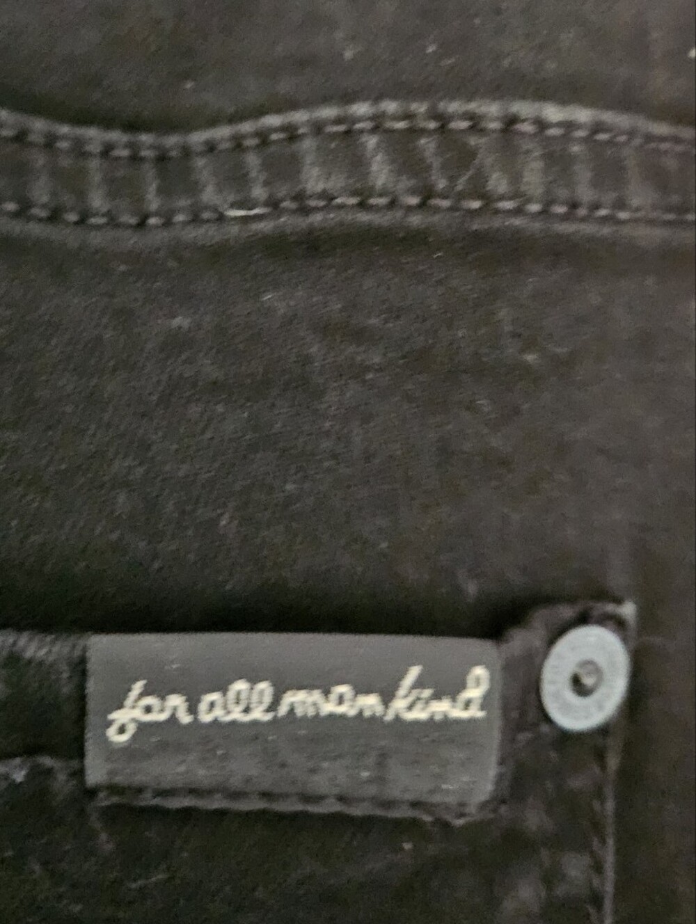 7 For All Mankind Black Slim Jeans Size 28 - Picture 4 of 5